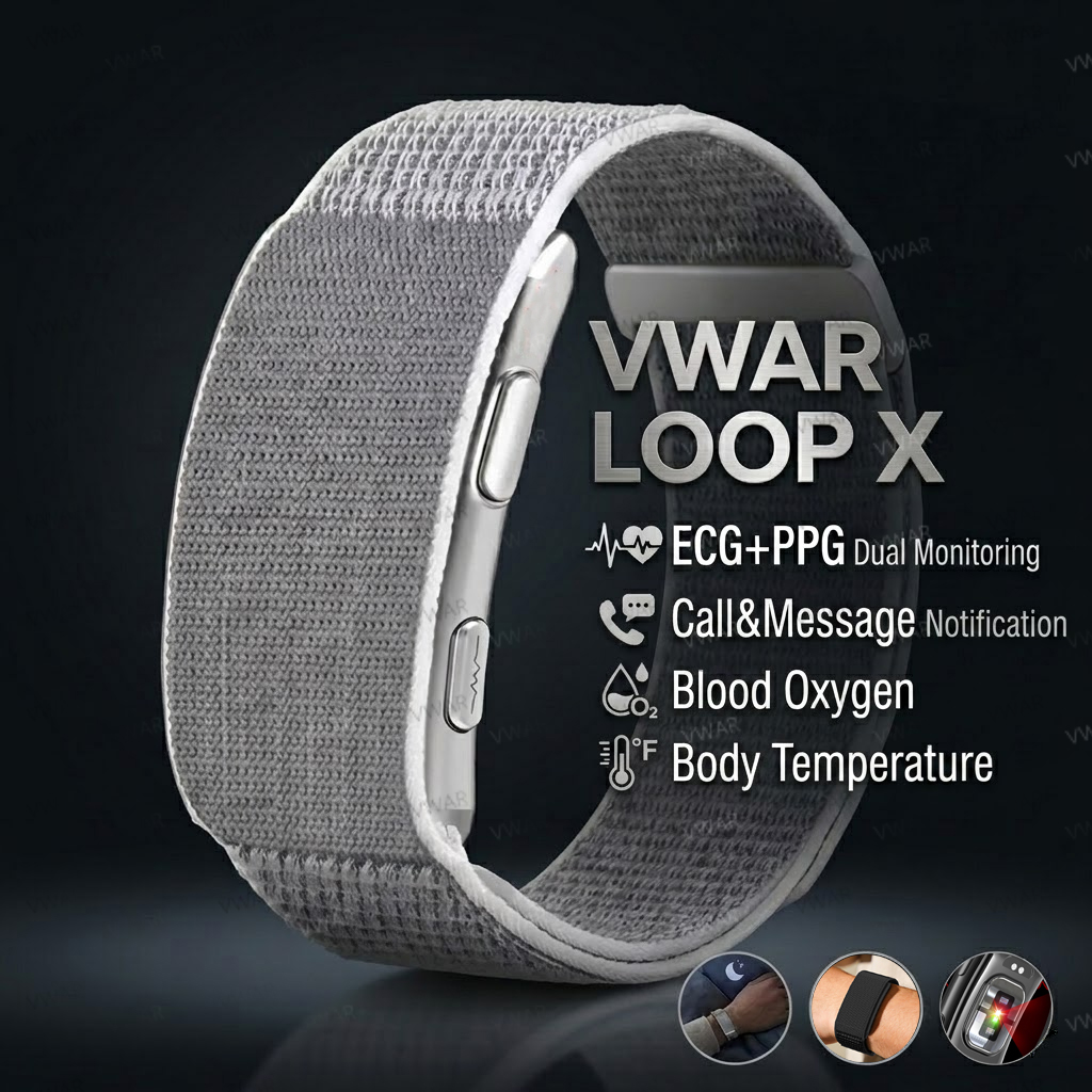 سوار ذكي VWAR Loop X ECG لقياس - مراجعة Xbody Health & Wellness Wayne Nj وسعره