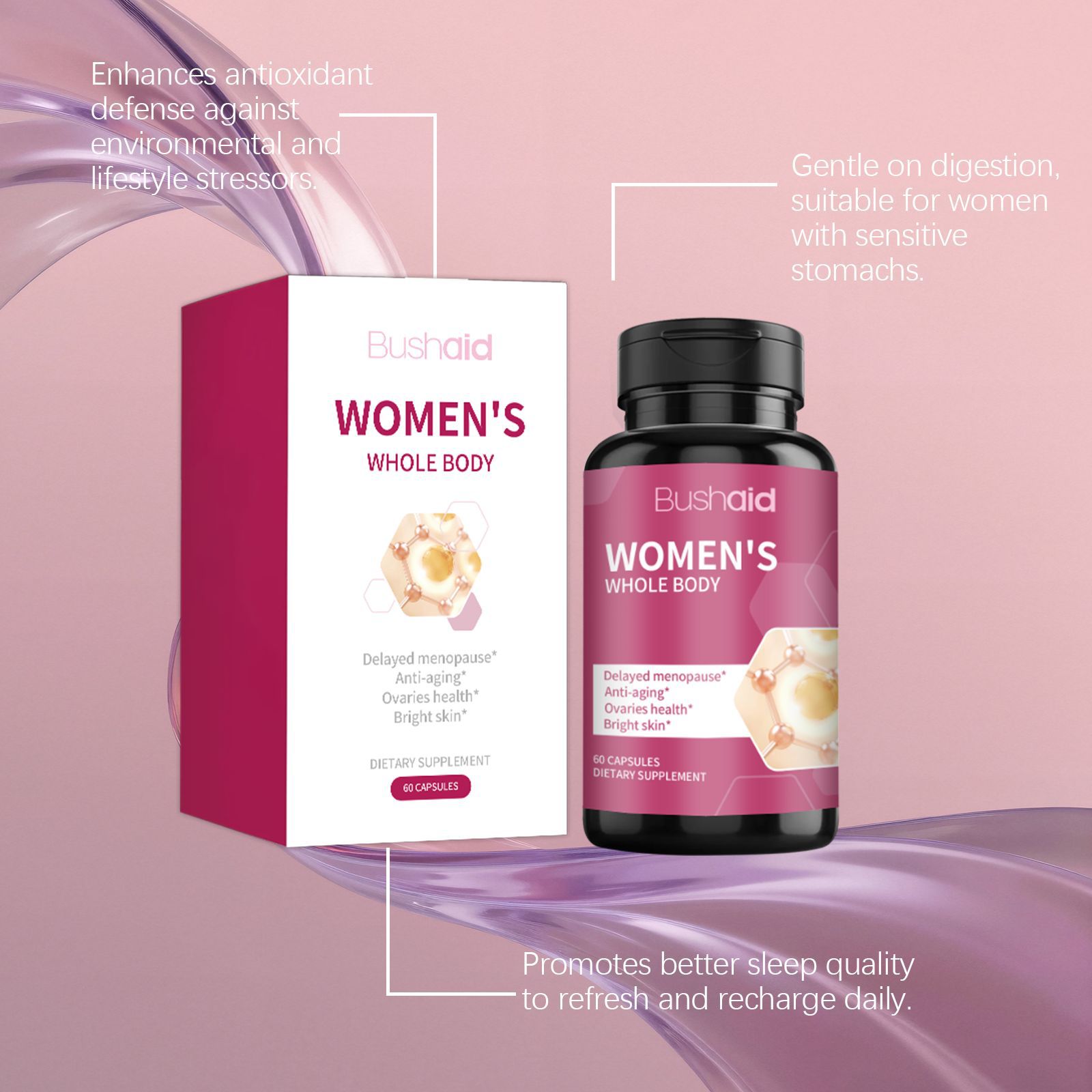 كبسولات دعم صحة المرأة، مكمل ط - مراجعة Health Wellness Vitality وسعره