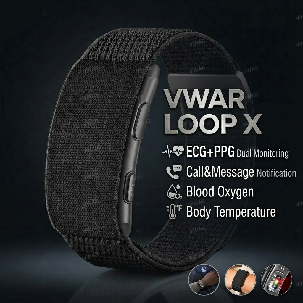 سوار ذكي VWAR LOOP X ECG لقياس - مراجعة Xbody Health & Wellness Wayne Nj وسعره